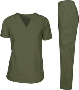 Uniforme médico moderno | Diseño personalizable con tela suave y transpirable | Perfecto para uso clínico y de bienestar - Product Image 1
