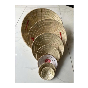 Chapeau conique miniature fait à la main, traditionnel vietnamien, non la, petite taille, chapeau décoratif - Product Image 5