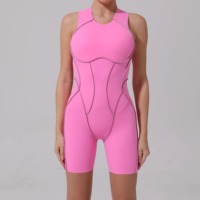 Mono de verano 2023 para mujer, de cintura alta, estilo hip hop, con cuello cuadrado, tirantes ajustables, ajuste ceñido, transpirable, largo completo