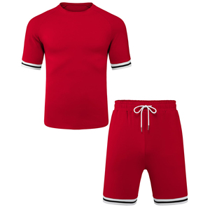 Chándal de verano personalizado OEM al por mayor ropa informal y cómoda media manga 100% algodón chándal de verano para hombres - Product Image 4