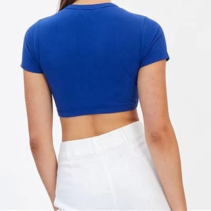 Top court pour femmes, léger et confortable, anti-rides, top court pour femmes avec les meilleurs produits disponibles en gros - Product Image 3