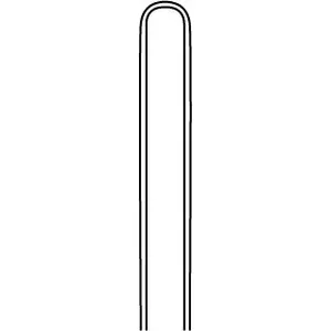 Instrument chirurgical vétérinaire : Guide rainuré 5 1/2 po avec attache de langue - Product Image 2