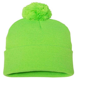 Make Your Own Stylish 100% Acrylic Beanies with Character Pattern <b>Pom</b> <b>Pom</b> Custom Logo-Winter Outdoor Sports Soft Travel Use <b>Hats</b> - Product Image 2