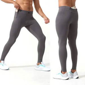 Gran oferta 2024, ropa deportiva ligera, mallas para hombre, mallas activas de cintura alta, mallas con cordón para hombre - Product Image 4