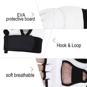 Guantes de entrenamiento de artes marciales con logotipo personalizable para adultos Material de cuero profesional hecho guantes MMA para Equipo de Boxeo - Product Image 4