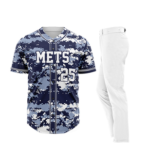 Uniforme de baseball décontracté de qualité supérieure, design personnalisé, respirant, séchage rapide, 100% polyester, vêtements de sport pour hommes, nouveau modèle - Product Image 2