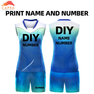 ชุดวอลเลย์บอลแบบกำหนดเองสำหรับการพิมพ์แบบรีดร้อน ระบายอากาศได้ดี ผลิตจากโพลีเอสเตอร์ 100% ชุดกีฬาสำหรับผู้ใหญ่แบบ unisex - Product Image 2