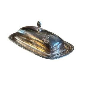 จานโลหะสำหรับเสิร์ฟบนโต๊ะในครัวกล่องใส่เนยแบบทันสมัยถาดใส่ชีสพร้อมฝาปิด - Product Image 2