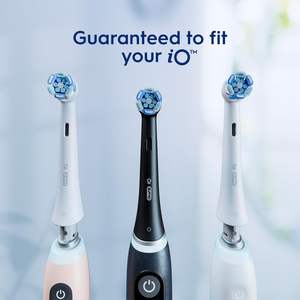 Têtes de brosse de rechange Oral-B iO Series Ultimate Clean pour brosse à dents électrique Oral-B, lot de 2, noir - Product Image 6