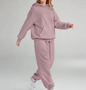 Solid Oversized Tracksuit For Women <b>Ladies</b> Plus Size Tracksuit Lightweight Breathable Quick dry Customized Logo Printing - Product Image 6