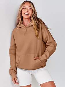 Fabrication la plus rapide OEM personnalisé sweat à capuche surdimensionné pour femme tendance de la mode coupe ample sweat à capuche surdimensionné pour femme décontracté tous les jours - Product Image 5