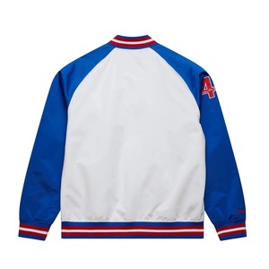 Chaqueta universitaria de satén con bordado por sublimación al por mayor acabado brillante con diseño personalizado de doble técnica - Product Image 2