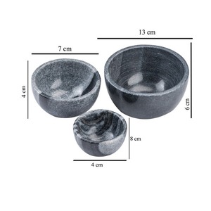 <b>Large</b> <b>Marble</b> Serving Bowl for Salads and Appetizers Single Piece with Greatest Quality and Material at Very Low Cost - Product Image 2