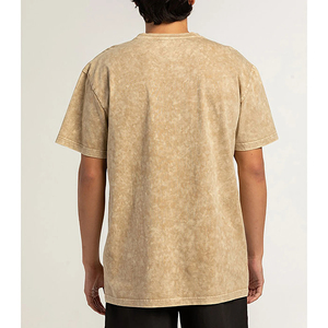 เสื้อยืดสำหรับผู้ชายซักด้วยกรดเสื้อยืดซักได้ตามต้องการ - Product Image 3
