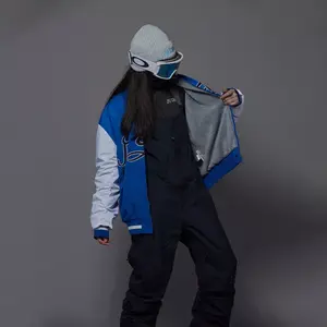 Venta al por mayor clásico estilo universitario Letterman chaqueta para hombres parches bordados chaqueta de etiqueta privada proveedor - Product Image 4