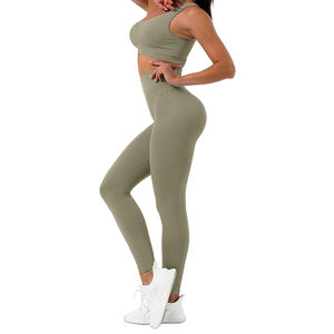 Ensembles de yoga pour femmes de haut fabricant créez votre propre logo privé de conception d'idée pour les ensembles de yoga pour femmes - Product Image 6
