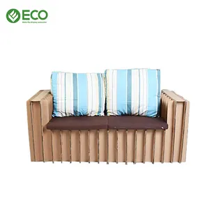 Sofa de haute qualité de meubles de carton ondulé d'art de Chine Supplie