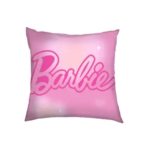Özelleştirilebilir dijital baskı yastık kılıfı Barbie kızların yastık örtüsü kanepe başlık dekoratif minder örtüsü