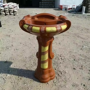 Lavabo de cerámica personalizado para baño de colores de mármol, lavabo de mano, lavabo de pedestal, lavabo artístico - Product Image 6