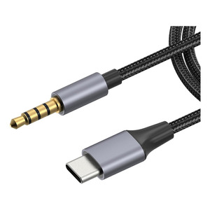 Cable auxiliar de audio Cle de 3.5 mm con conector estéreo tipo C de 1 m - Colores surtidos - Product Image 3