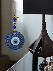 Ojo Turco DAFNI de 11 cm, Hecho a Mano, en Vidrio Magnético con Relieve, Decoración de Pared Tradicional, Regalo Promocional Novedoso de Estambul - Product Image 1