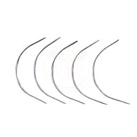 Outil professionnel en acier inoxydable en forme de C pour la couture de trames d'extensions capillaires et l'utilisation en salon