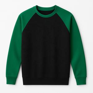 Sudadera con estilo de béisbol de ajuste holgado a la moda, moda informal diaria, 100% algodón, personalizado, de gran tamaño, Retro, liso, teñido, forrado, transpirable - Product Image 3