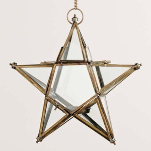 Christmas Party Decorative Metal Hanging <b>Tealight</b> Candle Holder <b>Lantern</b> Holiday Festive Home Decor Tree Hanging Accessories - Product Image 1