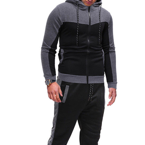 Ensemble de survêtement décontracté pour homme, haut de gamme, manches longues, pour course à pied, Jogging, personnalisé, offre spéciale - Product Image 1