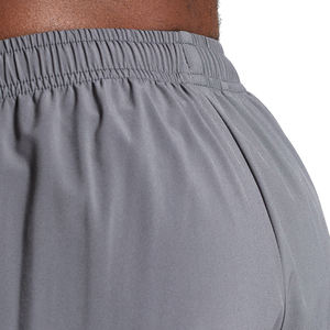 กางเกงขาสั้นออกกำลังกายแบบลำลองสำหรับผู้ชายแนวสตรีทตัวใหญ่พิเศษผ้าไนลอนสีเข้มกันรอยยับไม่ยับสำหรับใส่วิ่งออกกำลังกายสีพื้นเป็นมิตรกับสิ่งแวดล้อม - Product Image 4