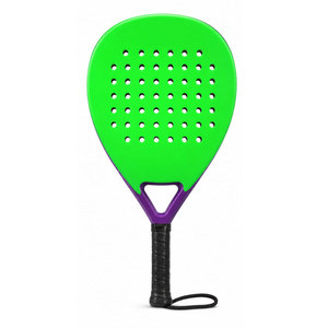 ไม้เทนนิส Padel รุ่น Teardrop Diamond สีเขียว-ม่วง ลายกราฟิก ด้ามจับกันลื่น พกพาสะดวก น้ำหนักเบา สำหรับผู้ชาย เล่นสนุกในสวนหลังบ้าน ใช้ได้กับทุกพื้นผิว - Product Image 3