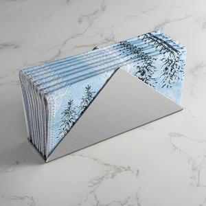 ที่ใส่ผ้าเช็ดปากสแตนเลส ดีไซน์โค้งทันสมัย จับแน่น ขนาดกะทัดรัด ที่วางของบนโต๊ะที่หรูหราสำหรับบาร์และร้านกาแฟ - Product Image 5