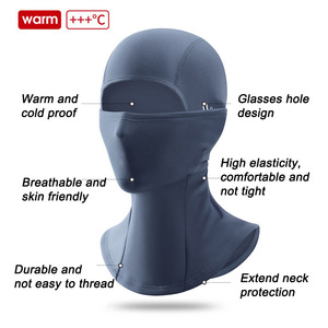 Balaclavas tactiques coupe-vent de haute qualité, logo personnalisé, couvre-visage complet, capuche chaude d'hiver, image courante pour les hommes, pêche, livraison DDP - Product Image 4