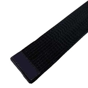 Ceinture d'arts martiaux noire personnalisée de 8,6 pieds Double couture douce longue pour le karaté Taekwondo Judo Jiu-Jitsu fabriquée en usine - Product Image 3