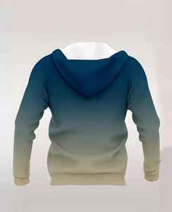 Sweat à capuche pour homme de qualité supérieure, ultra confortable et douillet, 100% coton, uni, teint et brodé avec impression numérique pour l'hiver - Product Image 3