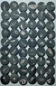 Personnalisation en gros 4 trous de haute qualité de couleur noire naturelle brun buffle bouton en corne véritable par l'artisanat en croissant - Product Image 6