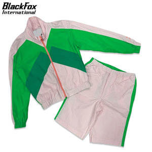 Wholesale New Design Windbreaker Tracksuit Fashion Outfits 2 Piece Set Windbreaker <b>Shorts</b> Sets For <b>Men</b> - Product Image 4