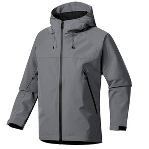 Haute veste de sécurité imperméable coupe-vent hiver respirant qualité PU enduit coton vêtements personnalisables - Product Image 1