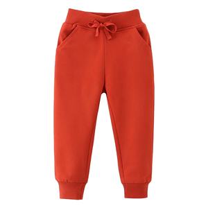 Pantalones Deportivos Casuales de la Mejor Calidad para Niños, Color Naranja, Transpirables, Ecológicos, Ligeros, Cintura Elástica, Corte Holgado 2026 - Product Image 1