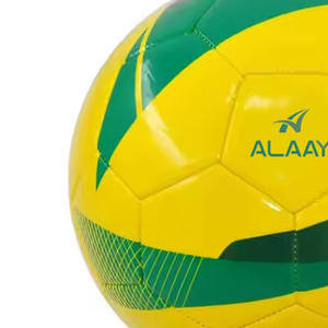 Balón de fútbol de PVC con logotipo personalizado de Alaay, tamaño estándar de fútbol cosido a máquina de alta calidad para premios de fábrica - Product Image 4