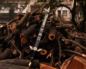 Hot bán New bán buôn dòng tối huyền thoại của Zelda thanh kiếm handmade tùy chỉnh ngoài trời Cổ Viking thanh kiếm - Product Image 5