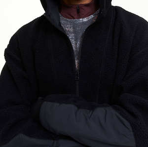 Sweats à capuche pour hommes Sweats à capuche personnalisés Sweats à capuche surdimensionnés en coton à manches longues et demi-fermeture éclair pour hommes Prix raisonnable Logo personnalisé de haute qualité - Product Image 6