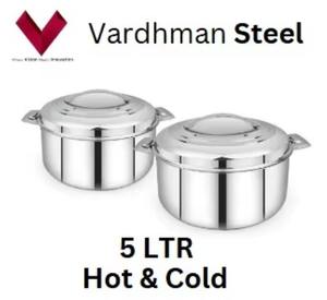 Logo personnalisé Grand chauffe-plats en acier inoxydable 5LTR Couvercle au design moderne pour casserole à soupe - Product Image 4