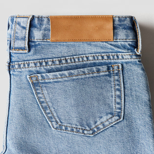 Pantalones Vaqueros de Mujer OEM, Estilo Casual, Pierna Ancha, Denim, Moda Urbana, Elásticos, de Tiro Alto, Acampanados, Personalizables - Product Image 3