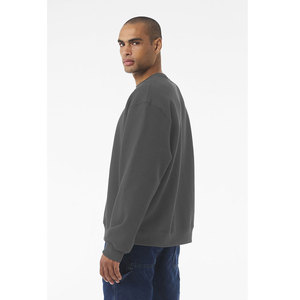 BELLA + CANVAS Classic <b>Crewneck</b> Fleece Unisex Pullover Sweatshirt for Winter 100% Cotton with Digital Printing - Product Image 4