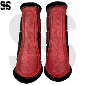 Nouvel ensemble de tapis de selle pour cheval en molleton de coton et polyester, léger, de haute qualité, doux, absorbant les chocs, élégant et durable, tendance 2026 - Product Image 4