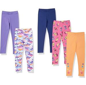 Sublimación bordado estampado Yoga Fitness ejercicio entrenamiento medias Legging algodón Nylon niños niñas mezcla de punto Leggy - Product Image 2