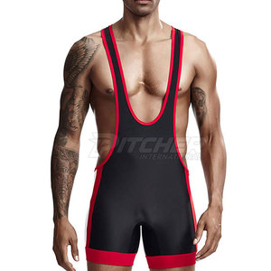 New Arrival High Quality Lightweight <b>Adjustable</b> <b>Strap</b> Wrestling Singlets with Custom Logo Latest Design Wholesale for Sale - Product Image 1
