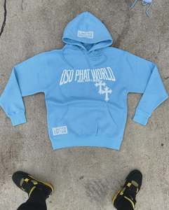 Ensemble de survêtement pour homme en molleton 100% coton, coupe classique, avec logo personnalisé imprimé en sérigraphie, respectueux de l'environnement, pour l'hiver, avec poche haute - Product Image 5