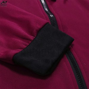 เสื้อฮู้ดซิปผู้ชายแบบใหม่ เสื้อฮู้ดซิปสำหรับออกกำลังกาย เสื้อฮู้ดผู้ชายแบบเรียบง่าย เสื้อฮู้ดซิปผ้าคอตตอนผสมสำหรับออกกำลังกาย แบบยูนิเซ็กซ์ - Product Image 3